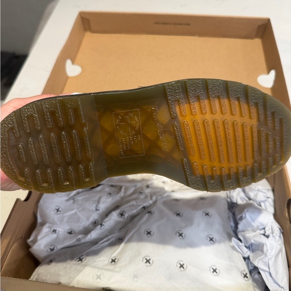 Dr. Martens Black Boots with Floral Embroidery - Picture 2 of 5